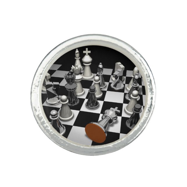 Chess Keepsake Box Ring (Front)