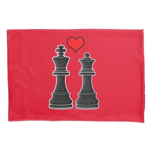 Chess King and Queen Love Pillowcase