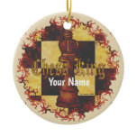 Chess King  Ceramic Ornament