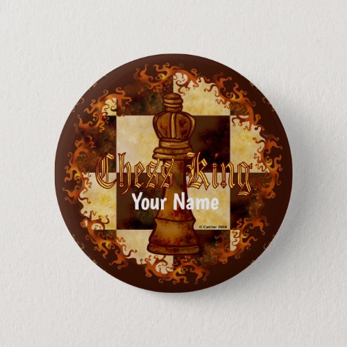 Chess King custom name pin
