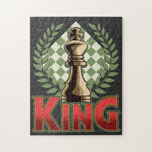 Chess King Jigsaw Puzzle (Vertical)
