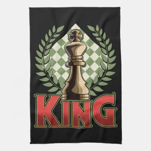 Chess King Kitchen Towel
