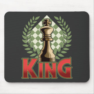 Chess King Mouse Pad
