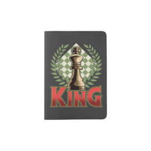 Chess King Passport Holder
