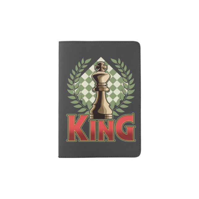 Chess King Passport Holder (Front)