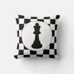 Chess King Piece - Pillow - Chess Themed Gift at Zazzle