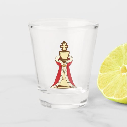 Chess King Piece Shot Glass