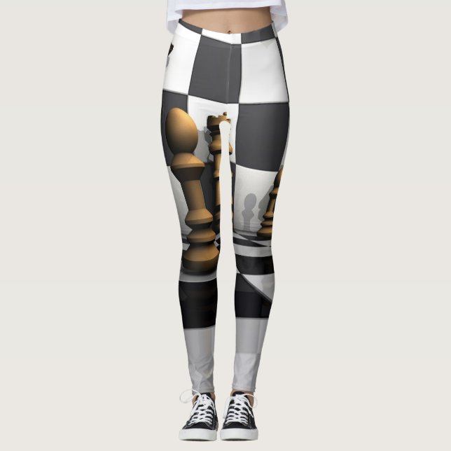 Chess King Play Leggings (Front)