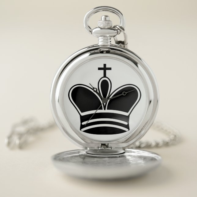 Chess King Pocket Watch (Inside)
