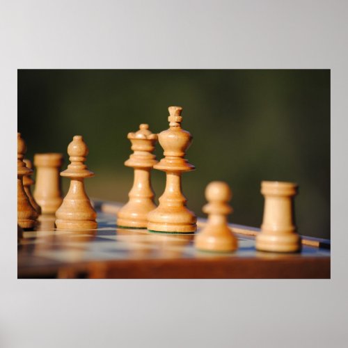 Chess King Poster