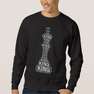 Chess King Word Picture Sweatshirt