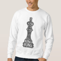 Chess King Word Picture Sweatshirt