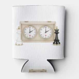 Chess kings and chess clock can cooler