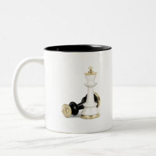 Chess kings Two-Tone coffee mug