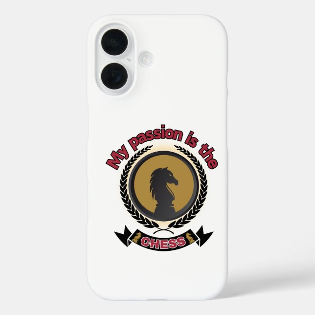 Chess Knight Laurel Crown Passion Strategy T-Shirt Case-Mate iPhone Case (Back)