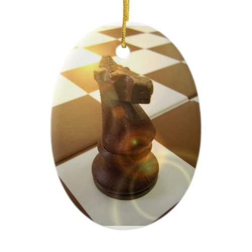 Chess Knight Ornament