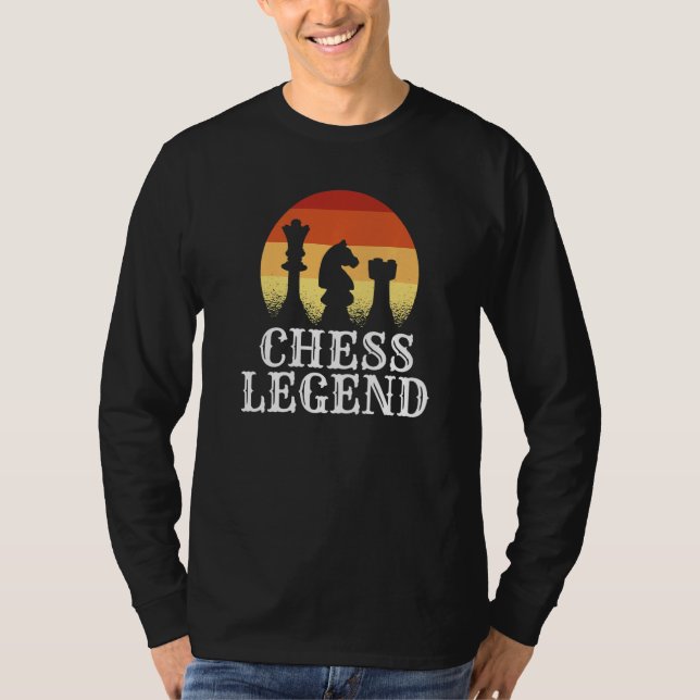 Chess Legend Chess Pieces Chess T-Shirt (Front)