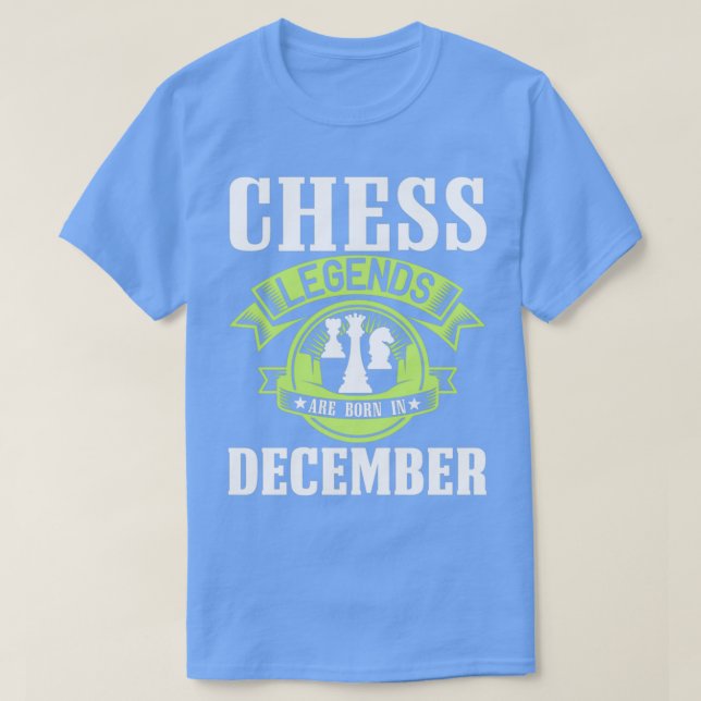 Chess legends are born in December Triblend T-Shirt (Design Front)
