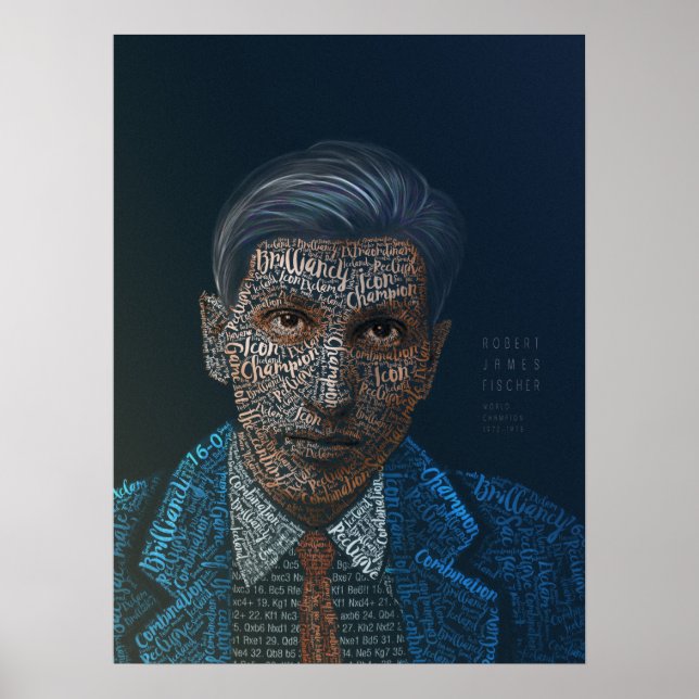 Chess Legends: Robert James Fischer Poster (Front)