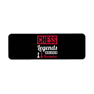chess legends were born in december birthday gifts label