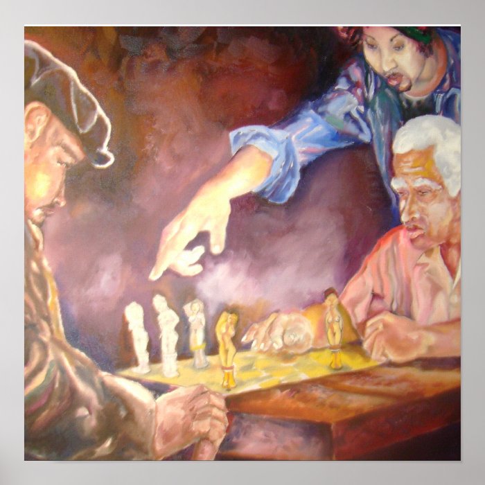 Chess, Lfie, and Women Poster