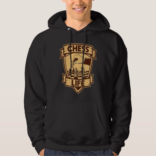 Chess Life Chess Prodigy Game Of Strategy Chess Hoodie