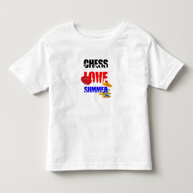 Chess Love Summer Toddler T-shirt (Front)