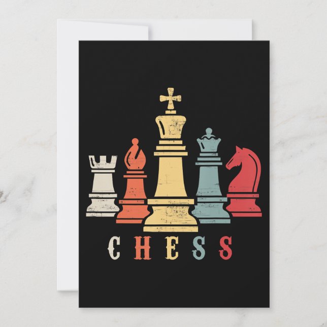 Chess Lover | Chess Set Checkmate Gift Holiday Card (Front)