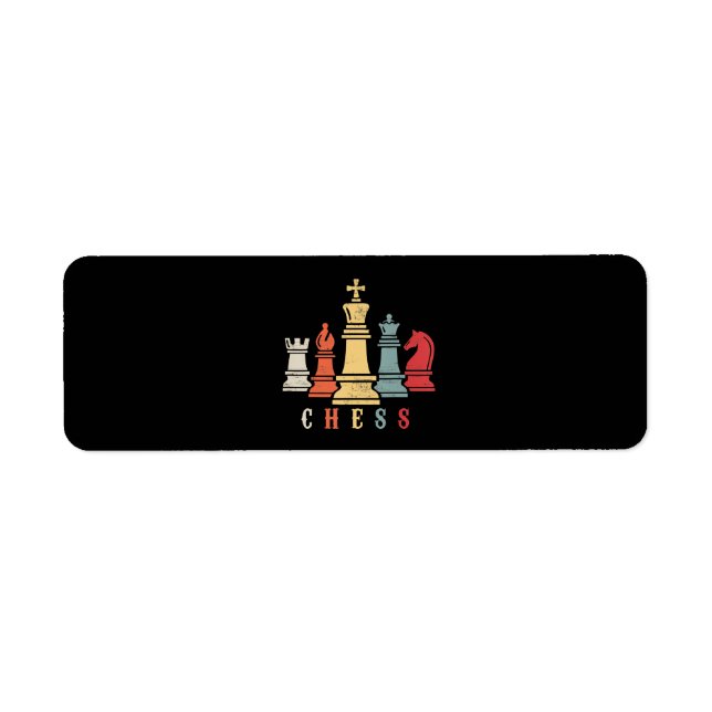 Chess Lover | Chess Set Checkmate Gift Label (Front)