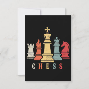 Chess Lover Chess Set Checkmate Gift RSVP Card