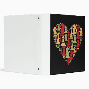 Chess Lover   I Really Love Playing Chess 3 Ring Binder