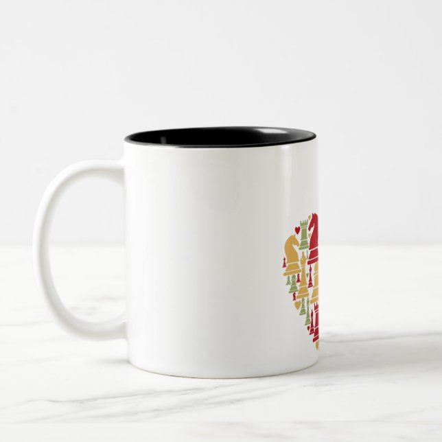 Chess Lover | I Really Love Playing Chess Two-Tone Coffee Mug (Left)