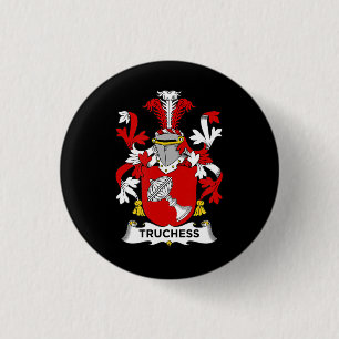 Chess Lover   Truchess Coat of Arms - Family Crest Button