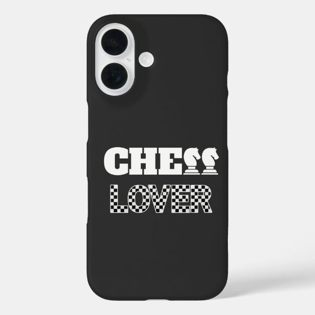 Chess Lover White Knights Creative Unique Game Case-Mate iPhone Case (Back)