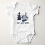 Chess, Make A Move Baby Bodysuit at Zazzle