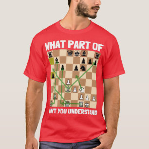 Chess Master Chess Club amp 3 Way Chess Game (12) T-Shirt