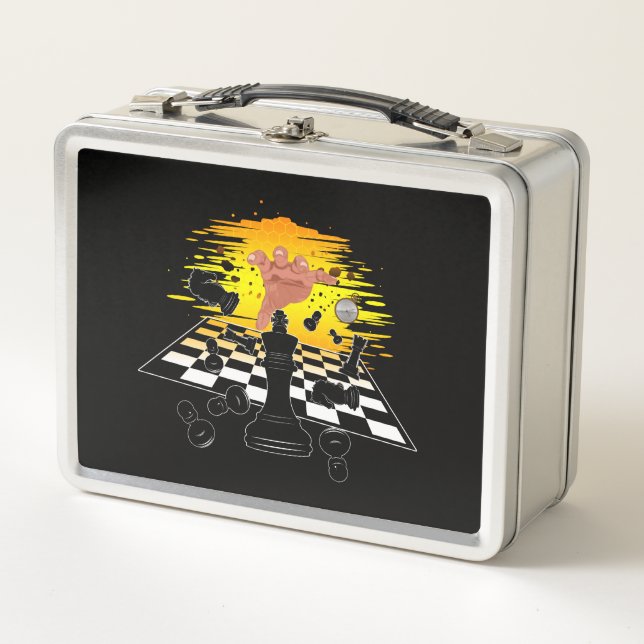 Chess Master  Metal Lunch Box (Front)