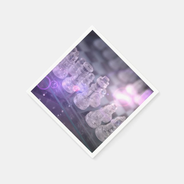 Chess Master Paper Napkins (Corner)