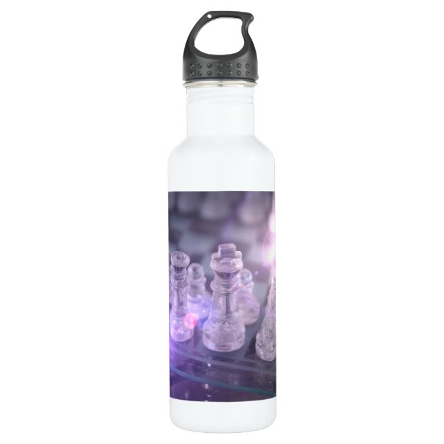 Chess Master Stainless Steel Water Bottle (Front)