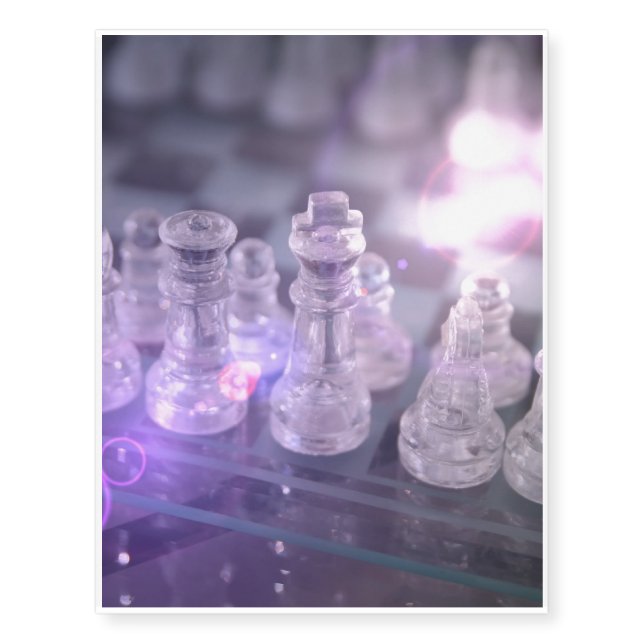 Chess Master Temporary Tattoos (Front)