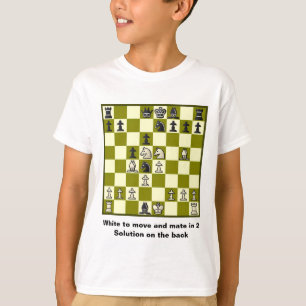 Chess Mate In 2 Puzzle #2 T-Shirt
