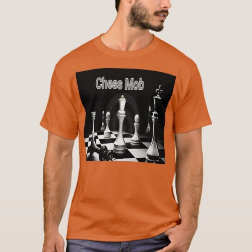 Chess Mob Black Edition  T_Shirt