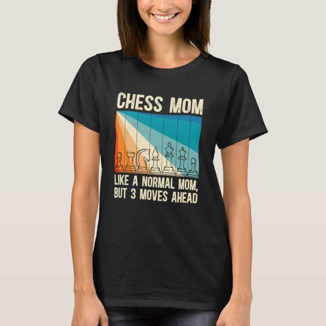 Chess Mom of A Chess Player Mom Definition Chess M T-Shirt (Front)