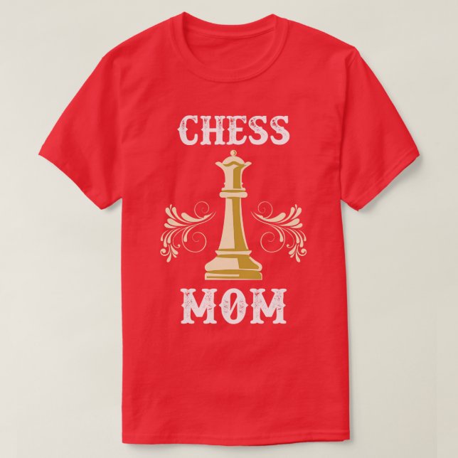 Chess Mom T-Shirt (Design Front)