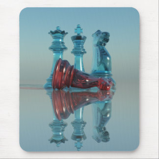 Chess Mousepad - King Queen Knight Chess