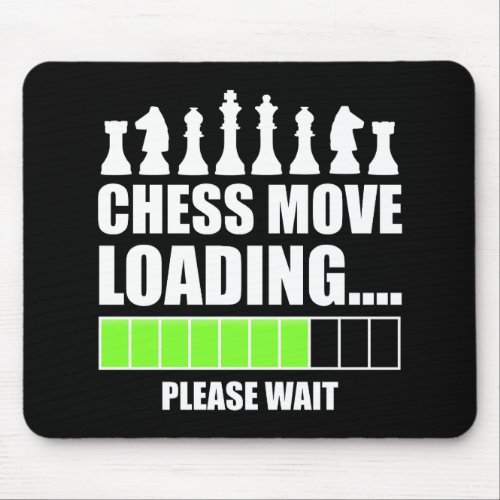 Chess Move Loading _ Please Wait Mouse Pad