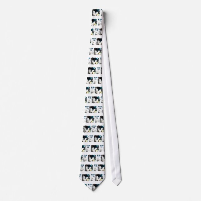 Chess Move  Necktie (Front)