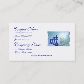 Chess Moves Business Cards by ChessStrategies at Zazzle