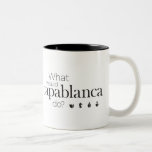 Chess Mug: What Would Capablanca Do? Two-tone Coffee Mug at Zazzle