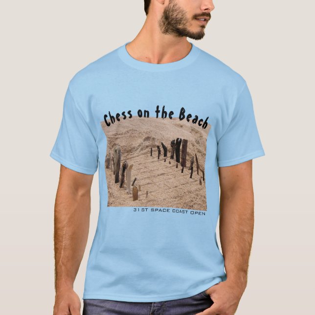 Chess on the Beach 31st SCO Light T-Shirt (Front)